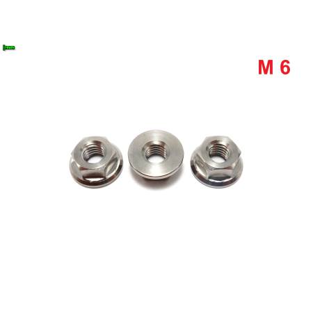 Nakrętka kołnierzowa m6 din 6923 nakrętka tytanowa grade 5